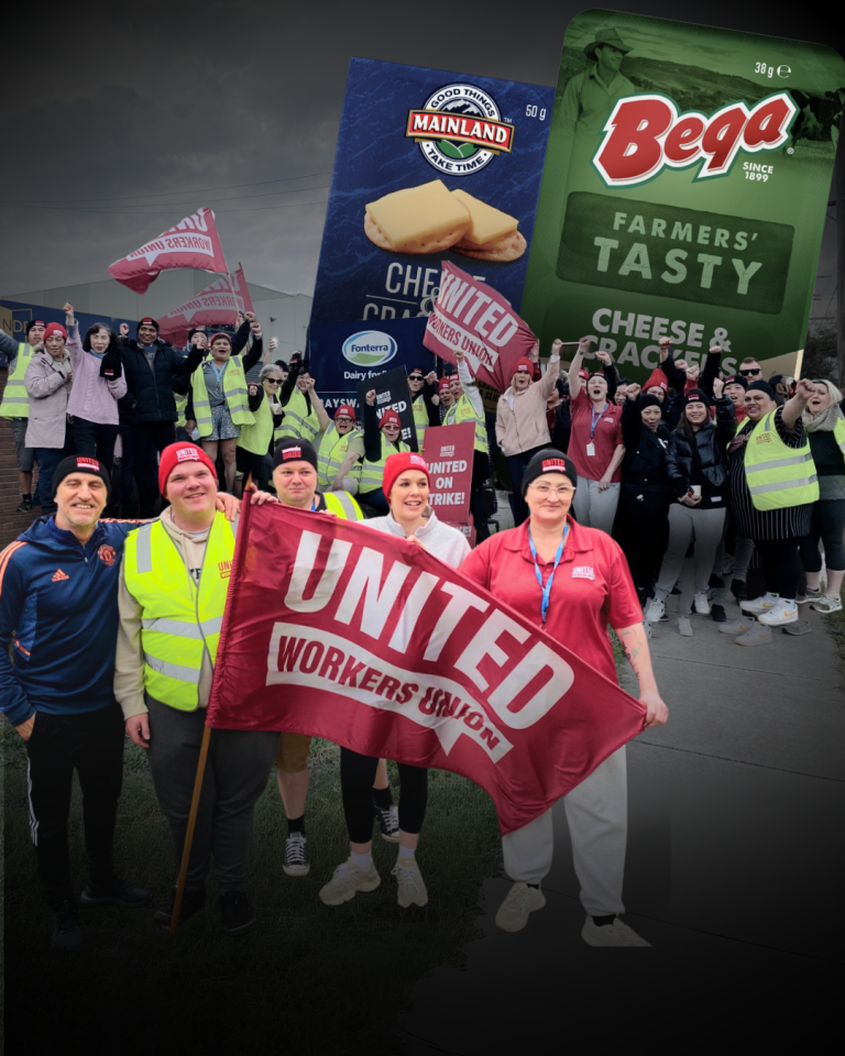 ROLLING STRIKES: FONTERRA DAIRY WORKERS FIRED UP TO FIGHT FOR FAIR PAY