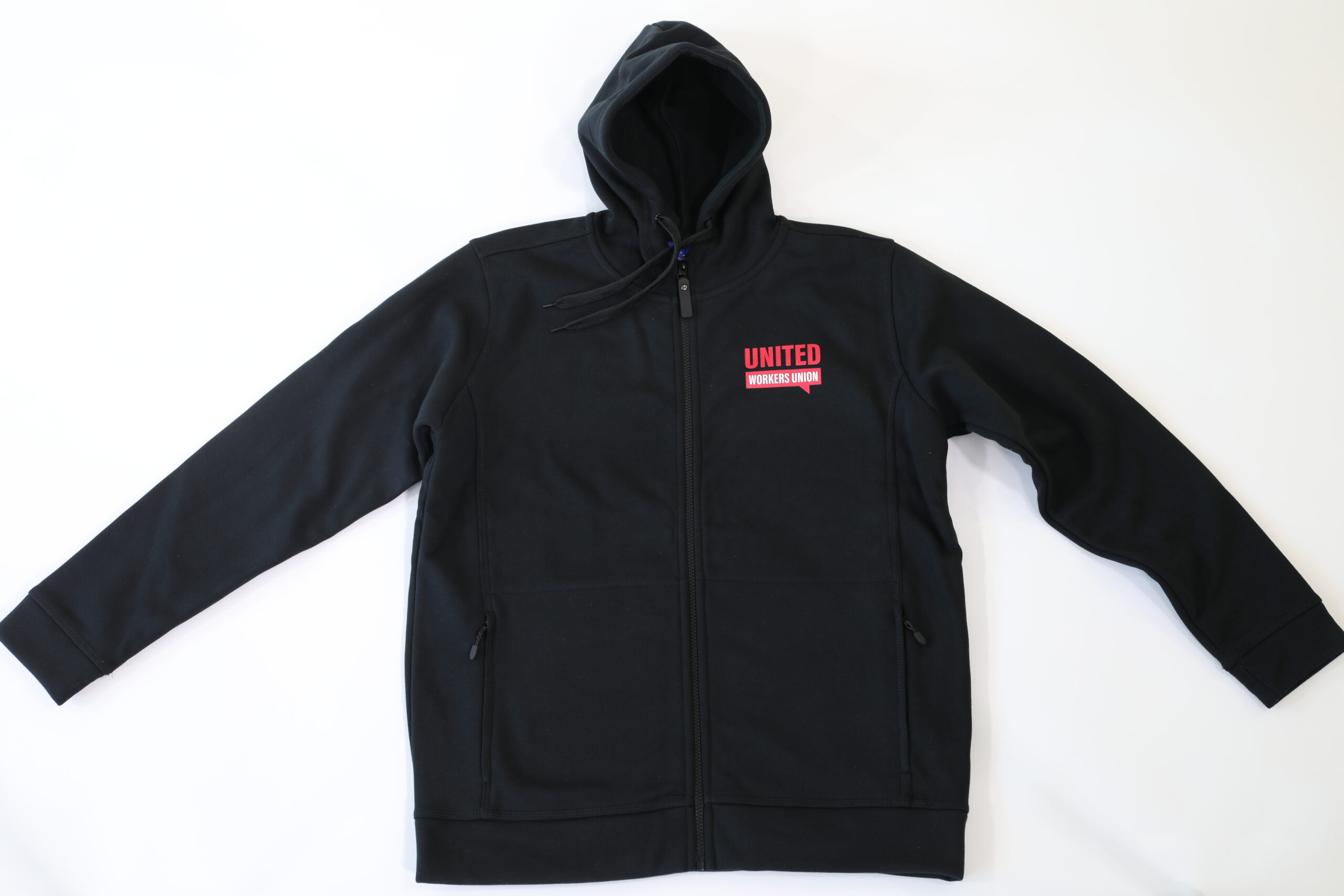 Black Zip Up Hoodie - Image 2