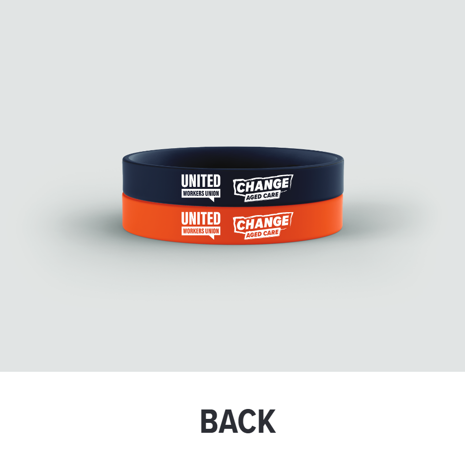 Aged Care Campaign - Silicone Wrist Band - Image 2