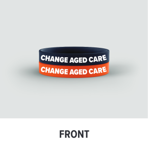 Aged Care Campaign - Silicone Wrist Band