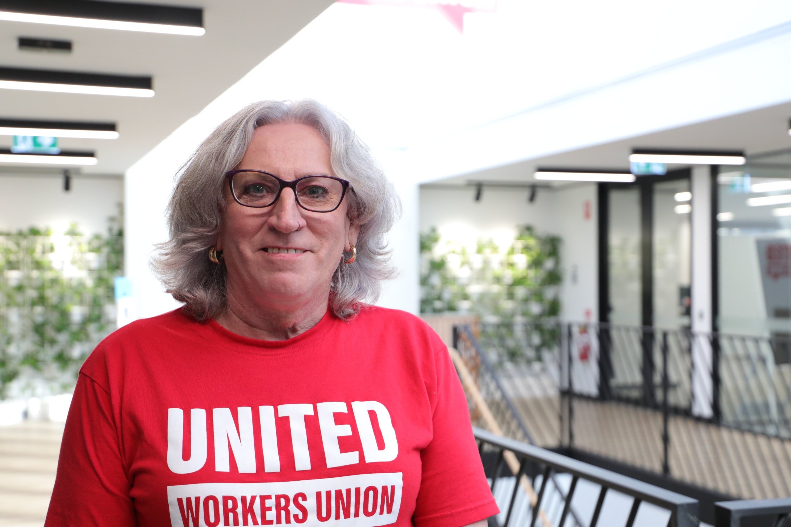 “This is a huge win for the support workers I work alongside every day. No one should be paid less just because their shift happens to be in someone’s home. Our work is the same.” (Steffi, UWU Delegate)